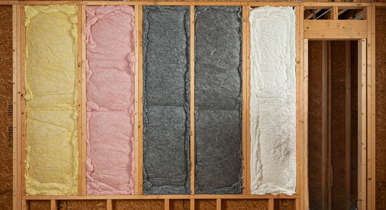 comparing sound attenuation insulation materials