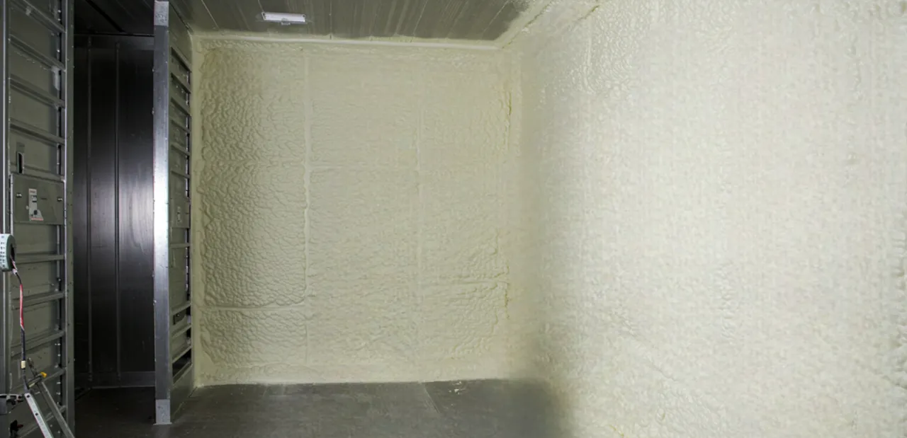 video freezer closed cell insulation