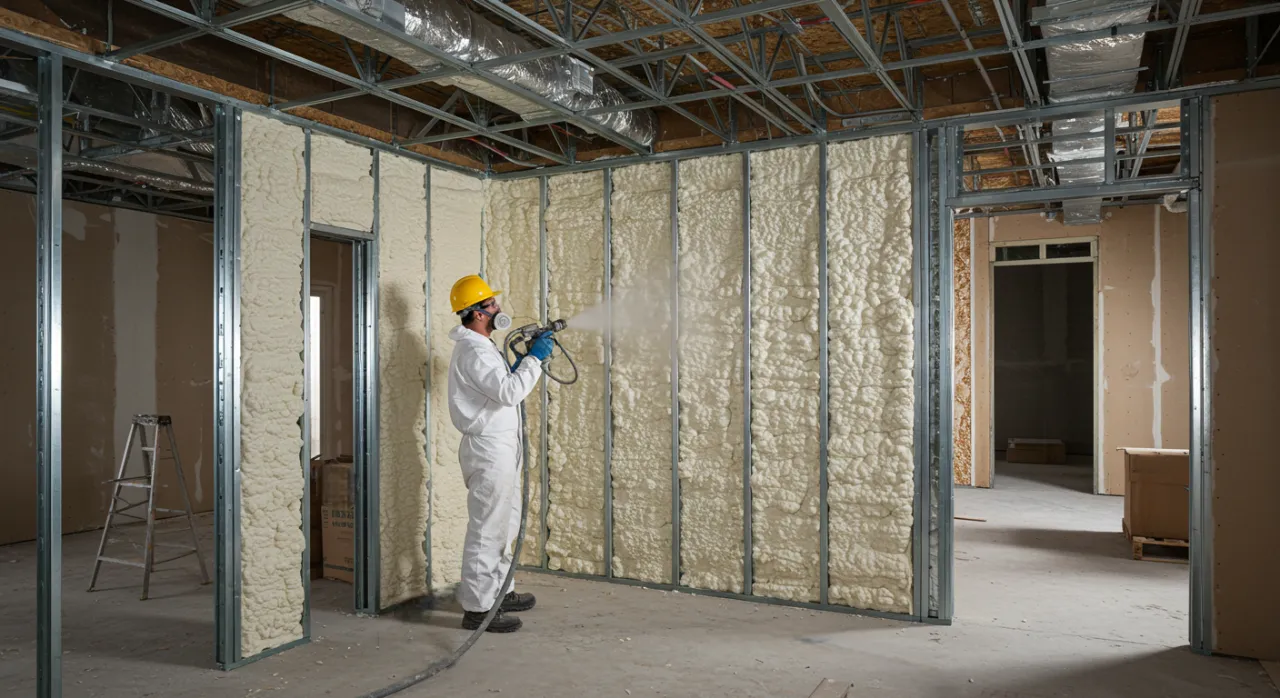 i messed up on this hotel spray foam insulation install