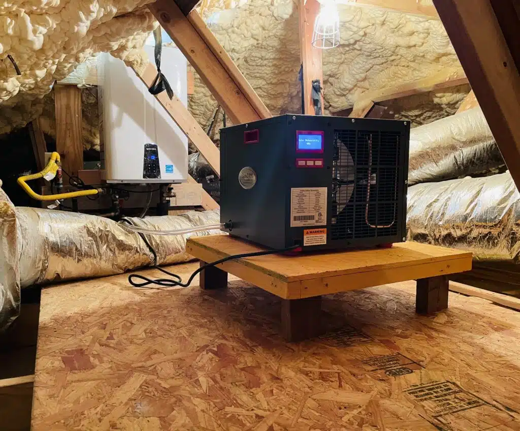 spray foam insulation austin tx - attic dehumidifier