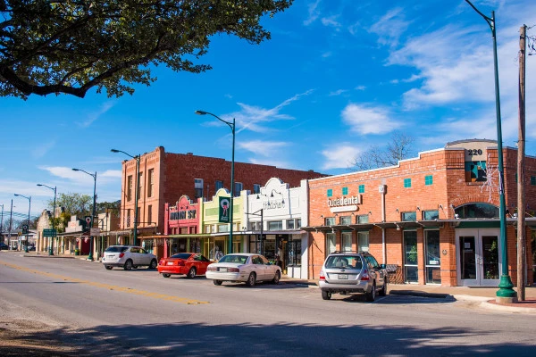 historic downtown buda